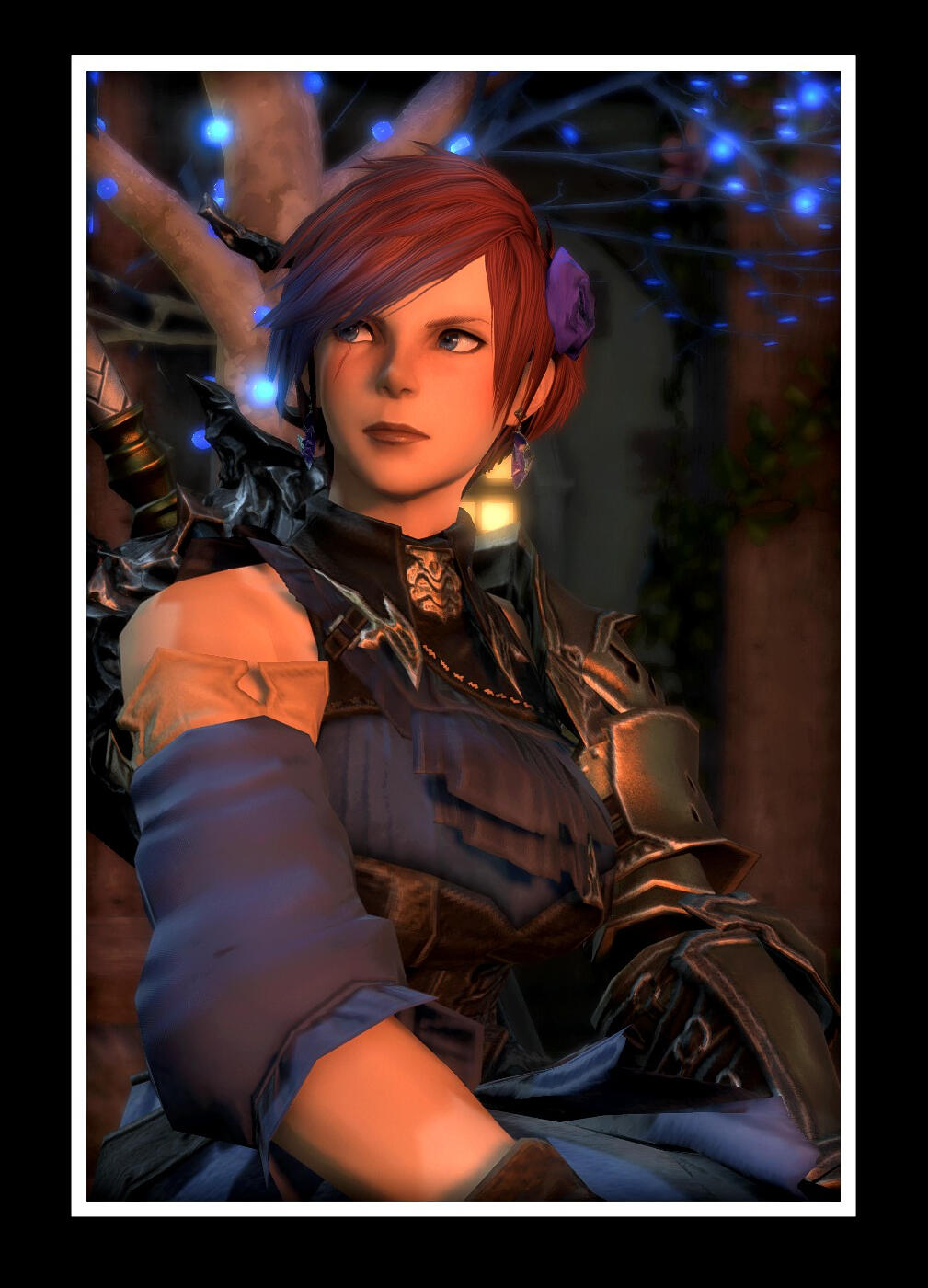 A guarded romantic, lost in the night